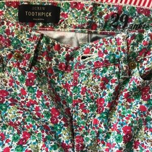 J Crew Liberty floral jeans sz 29